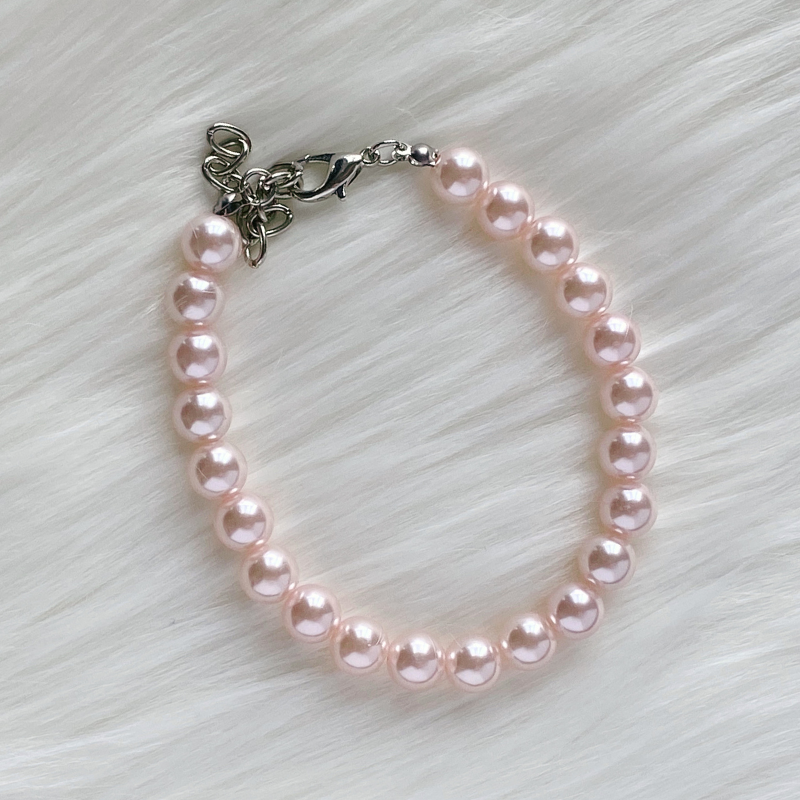 Pink Pearl Cat Collar Necklace - Blingyfur 