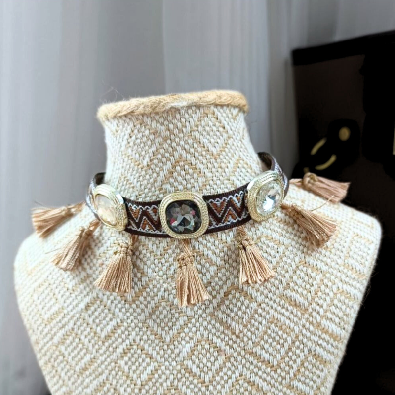 Mystic Tassel Pet Collar - Blingyfur 