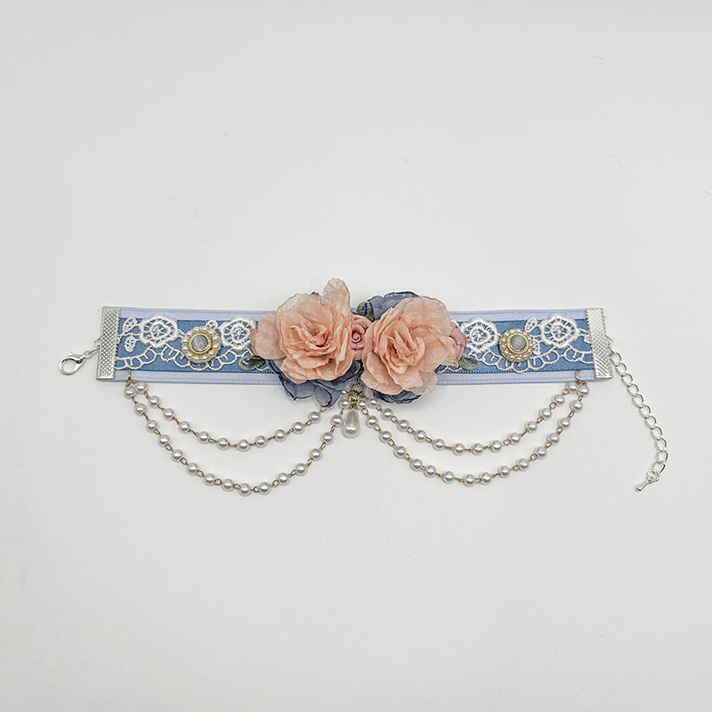 Blooming Rose Pet Collar - Blingyfur 