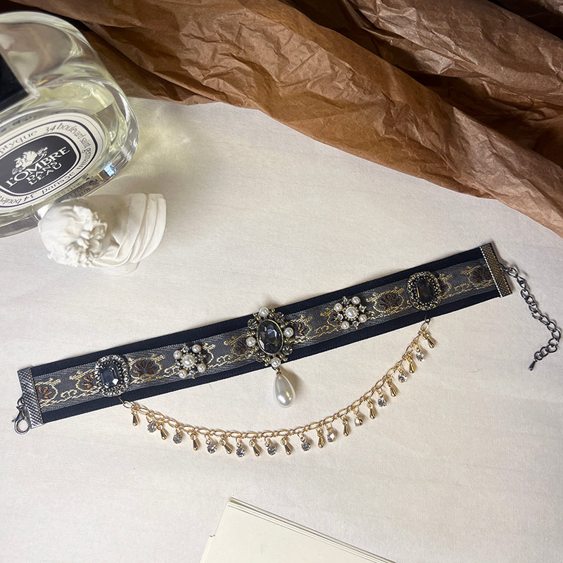 Vintage Glamour Pet Collar - Blingyfur 